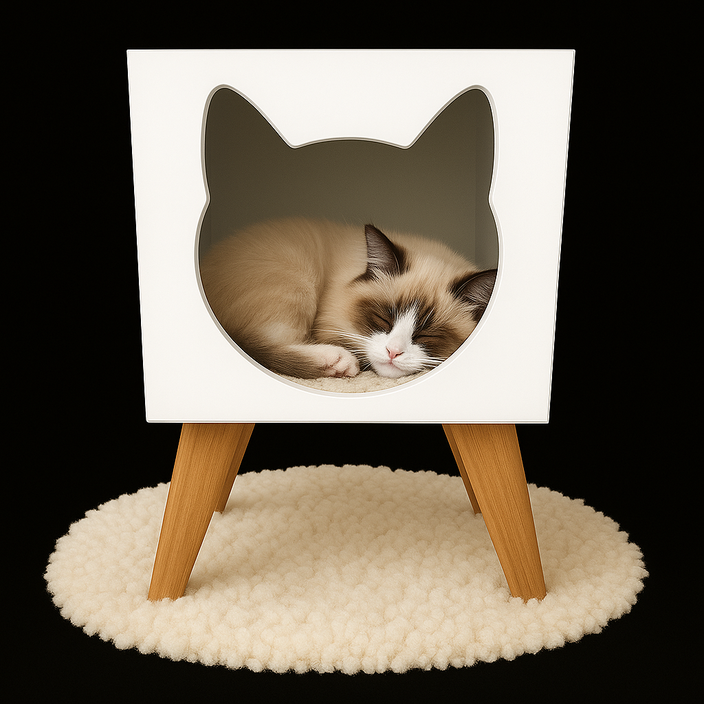 Mesa de luz para gatos
